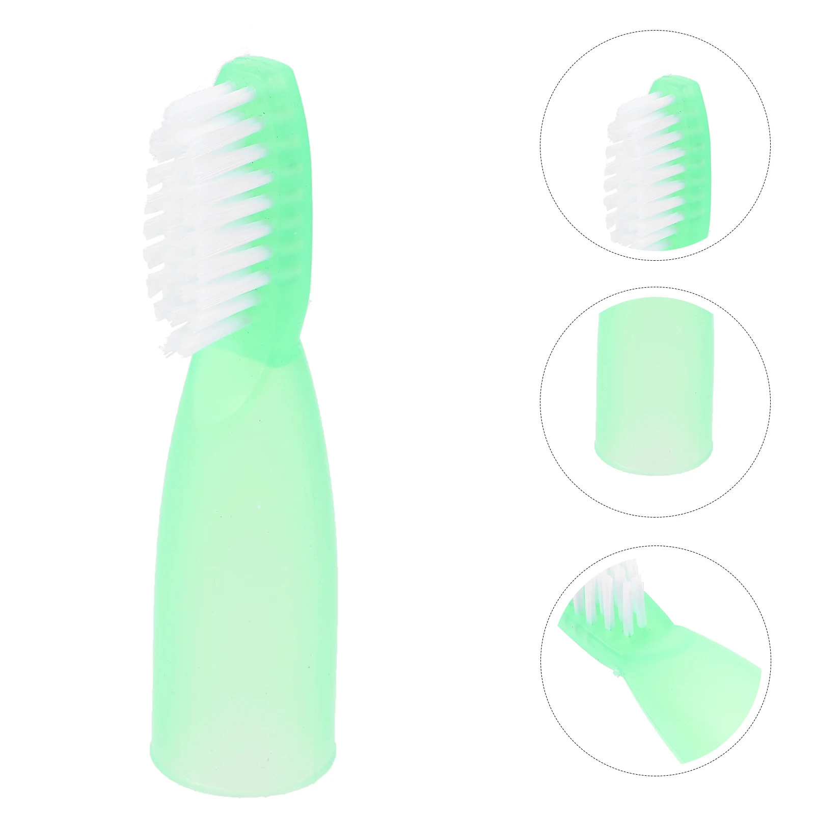 

10pcs Anti-self-harm Toothbrush Soft Bristles Short Handle Lightweight Portable Prison Oral Cleaning Travel Disposable