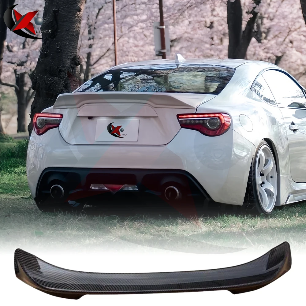 

Suitable For Toyota GT86 Subaru BRZ 2012-2020 ABS Material TRD Style Rear Spoiler Car Trunk Lid Glossy Black Decorative Cover