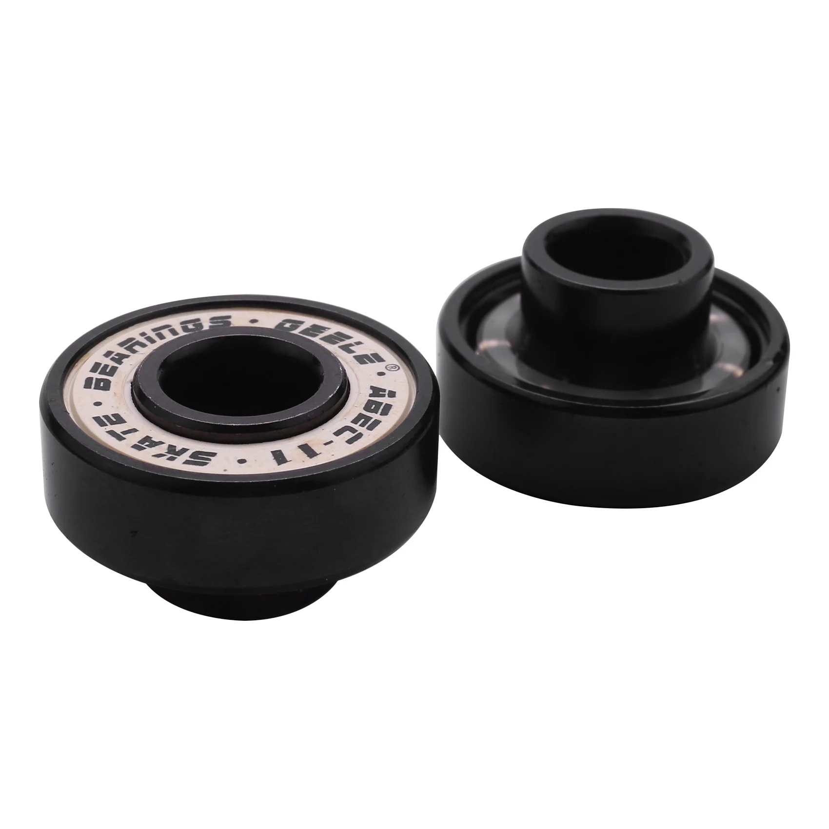 4X GEELE Bantalan Bagian Skateboard Profesional Bantalan Papan Panjang Roller Skate Ganda ABEC-11 Papan Sepatu Kecepatan Tinggi