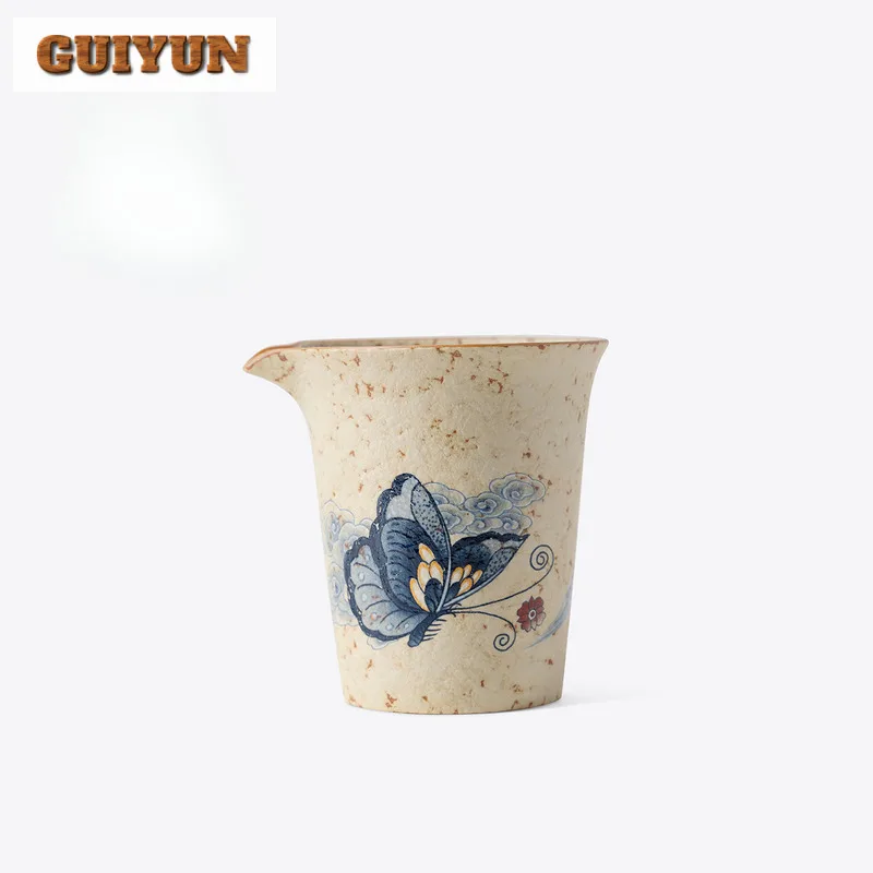 

210 мл печь для чая Fambe Butterfly, кувшин для чая, разделительный диспенсер для ча-хай, чашка для справедливости, кружка для кафе, украшения, принадлежности