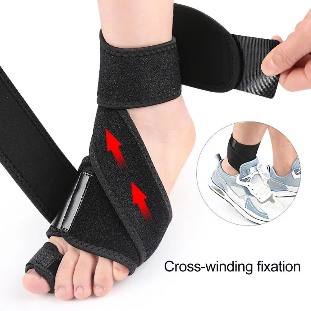 Ankle Brace Adjustable Afo Foot Drop Brace for Left/right Foot Ankle Foot Orthosis with Arch Support Stabilizer for Plantar