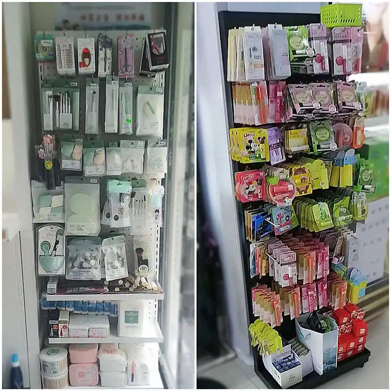 Multi Function Pegboard Display Rack Floor Standing Pegboard Rack Heavy Duty Supermarket Metal Display Racks