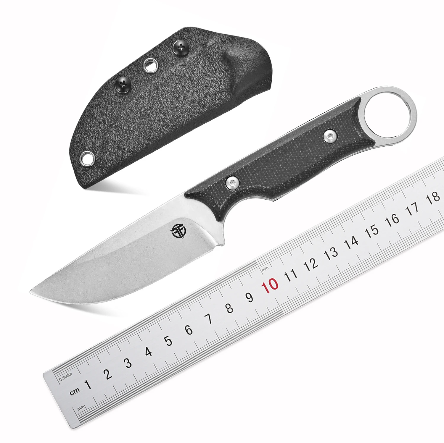 FF103 Feststehendes Messer AUS-10 Stahlklinge Micarita Griff Full Tang Gerades Messer für Outdoor Camping Jagd Angeln Arbeiten