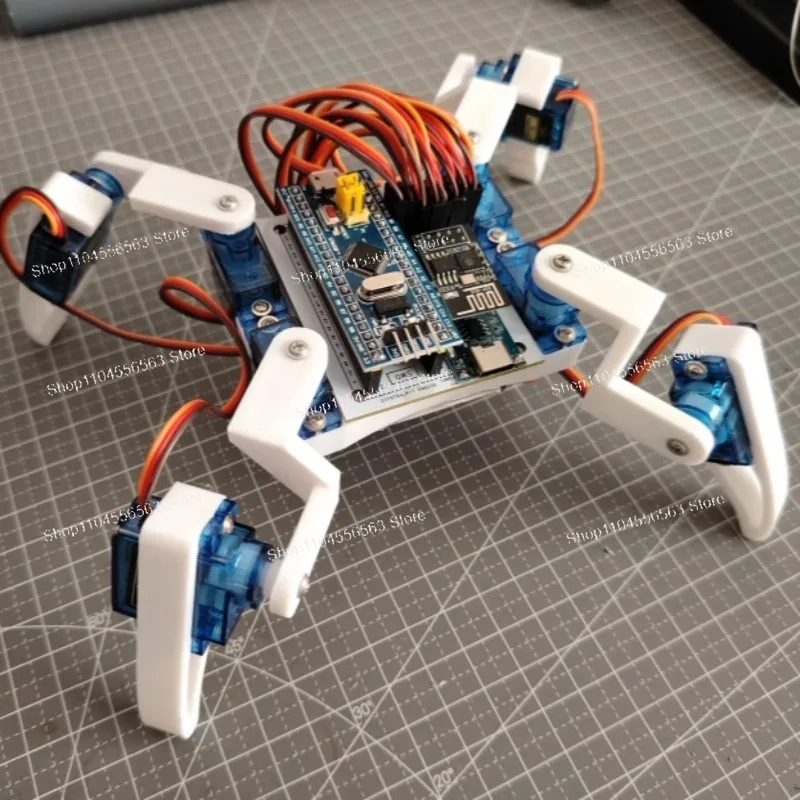 STM32 Quadrupedal Robot Spider Bionic Programming WIFI Remote Control Microcontroller DIY Development Board Open Source Embedded