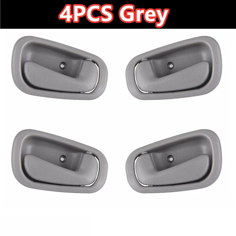 

Бежевая внутренняя ручка двери для Toyota Corolla 69206-02050 69205-02050 ABS серая передняя задняя левая правая ручки двери водителя и пассажира