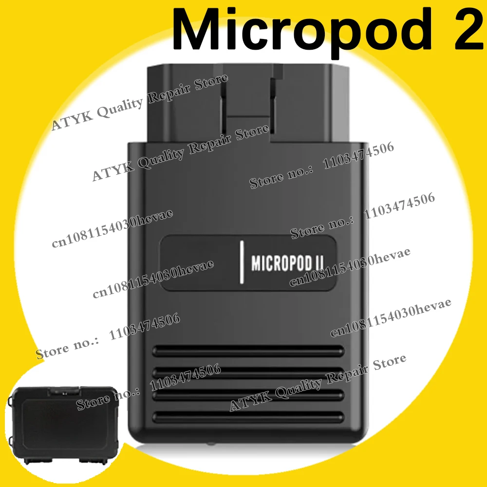 MicroPod 2 V17.04.27 Witech Software Inspection Tools Micropod2 Tuning Auto Repair Car Tool OBD2 Scanner For Fiat For Chr-ysler