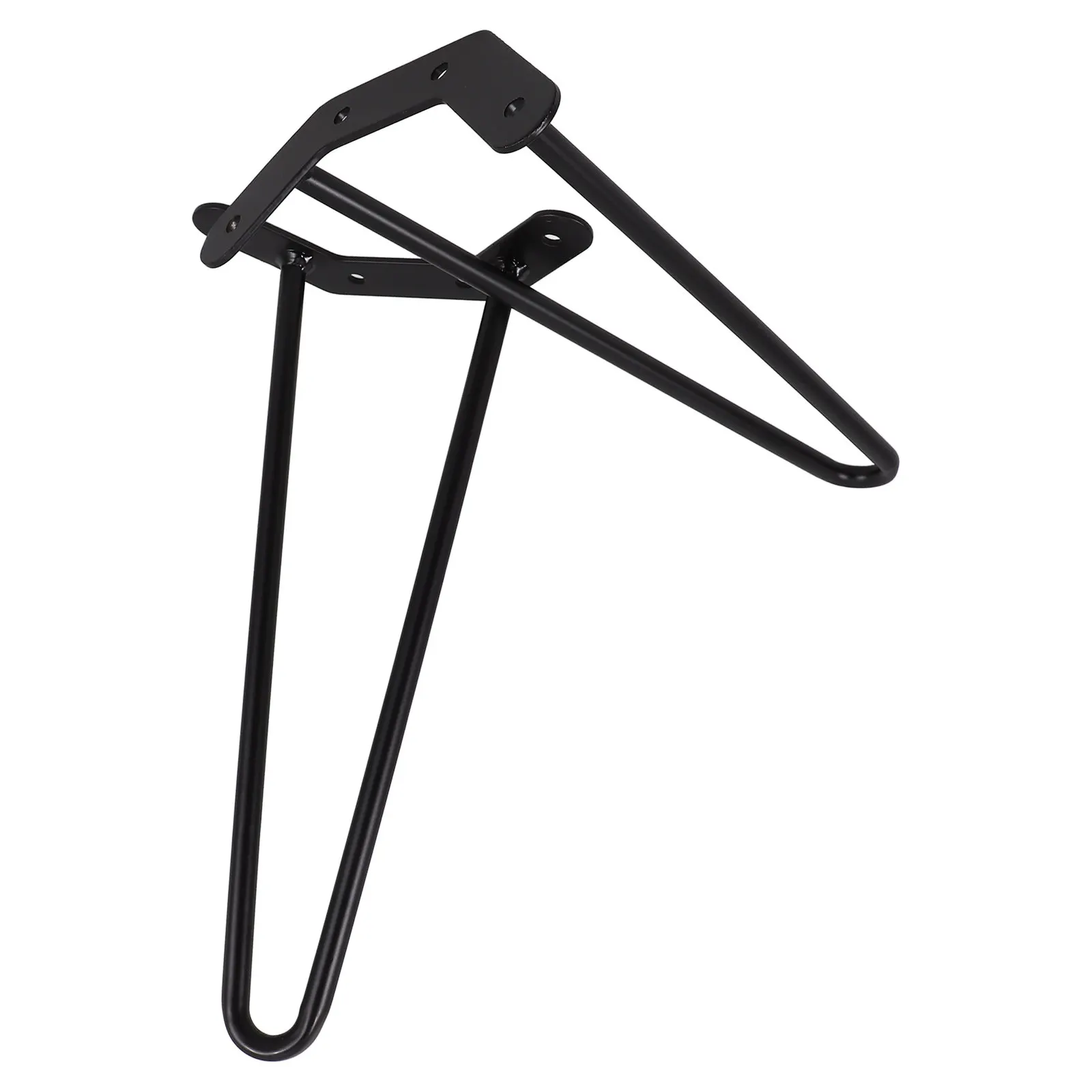 2Pcs Metal Hairpin Table Legs Simplified Furniture Legs Lightweight Stable Support for Coffee Desk Coffee Table