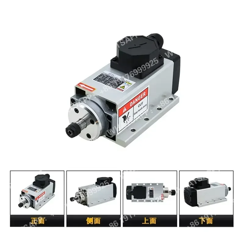 CNC Woodworking Engraving Machine with 1.5KW Spindle Motor Square Air-Cooled Side Hole Cutter 2.2 3.5 4.5