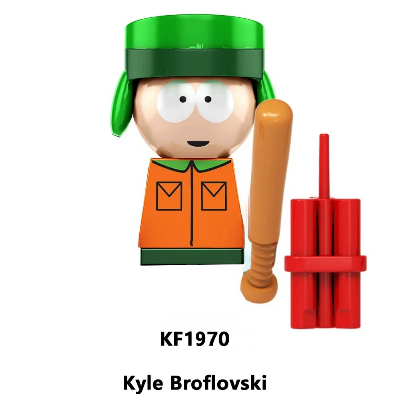 Anime Action Figures South Park anime figure 5 styles figures Blocks birthday gift