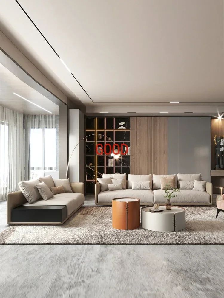 Sofa Living Room Minimalist Light Luxury Silent Style Furniture