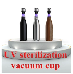 UV Sterilization Insulated 304 Stainless Steel Cola-Style Water Bottle | Double-Layer Sports Flask for Outdoor | Trending Design
