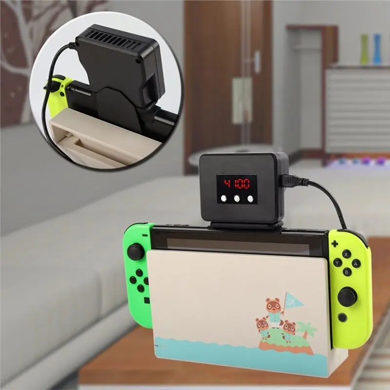 N75R-External Cooling Fan ABS+ Silicone Radiator Heatsink For SWITCH 2 Console, Efficient Heat Dissipation Management
