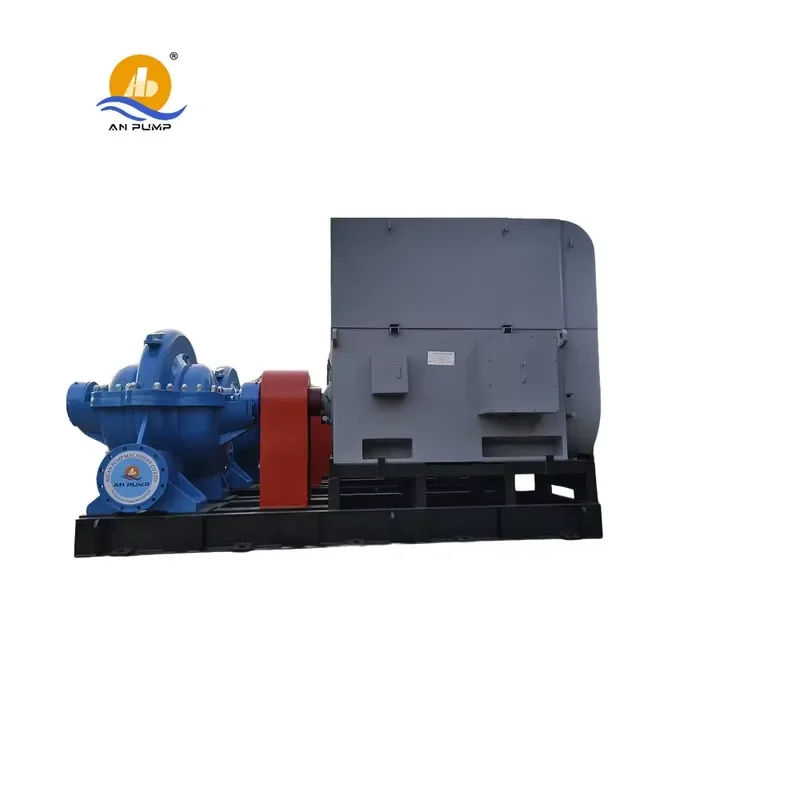 custom High Voltage Double Suction Split Case Pump with Variable Speed Drive for Mine