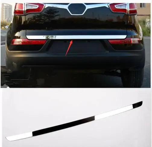 FOR 2011 2012 2014 2015 KIA SPORTAGER accessories made of high quality stainless steel trunk Sportager trunk lid trim decorati