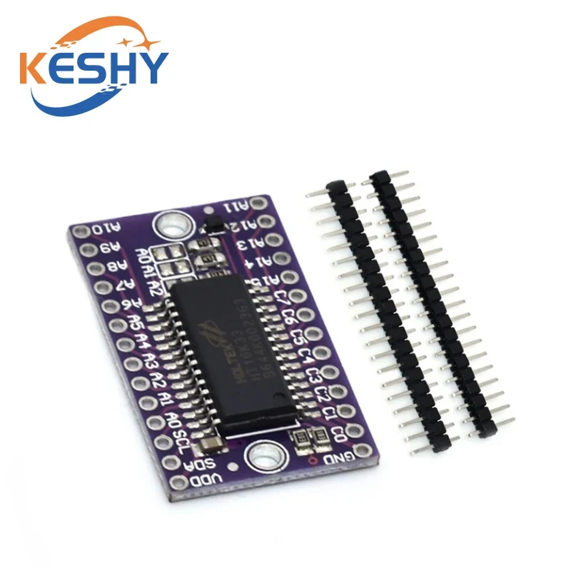 

HT16K33 16x8 LED Dot Matrix Drive Control Module Digital Tube Driver Development Board for Arduino