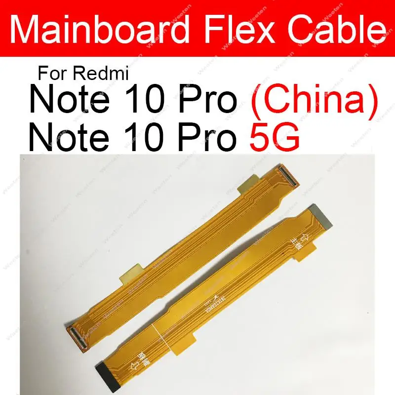 LCD Motherboard Connector Flex Cable For Xiaomi Redmi Note 10 Note 10S Note 10 Pro Max 5G Mainboard LCD Display Connector Ribbon