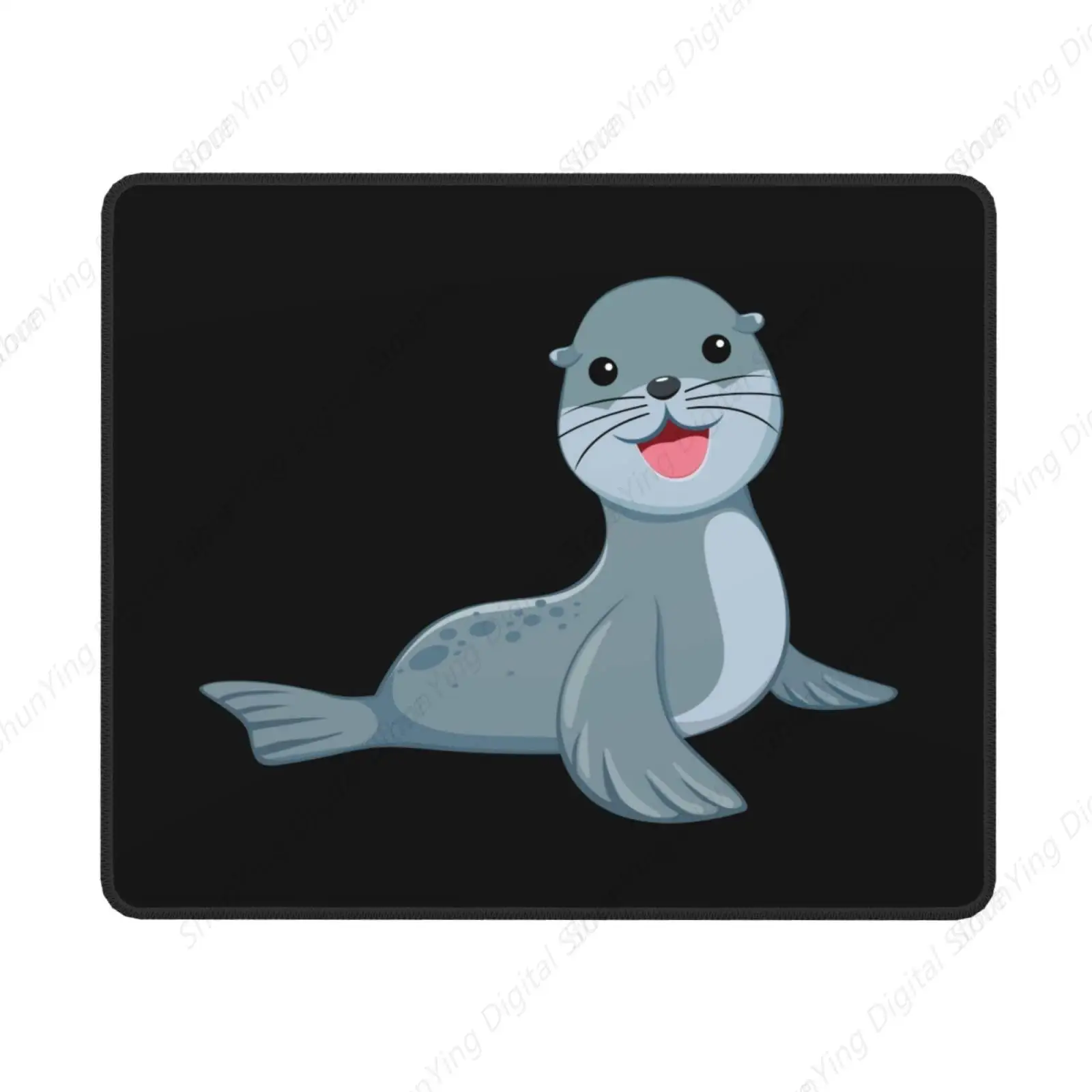 

Cute Sea Lion Pattern Mouse Pad Anti Slip Rubber Mouse Pad Laptop Office Desk Accessories Gaming Mouse Pad 18*22cm