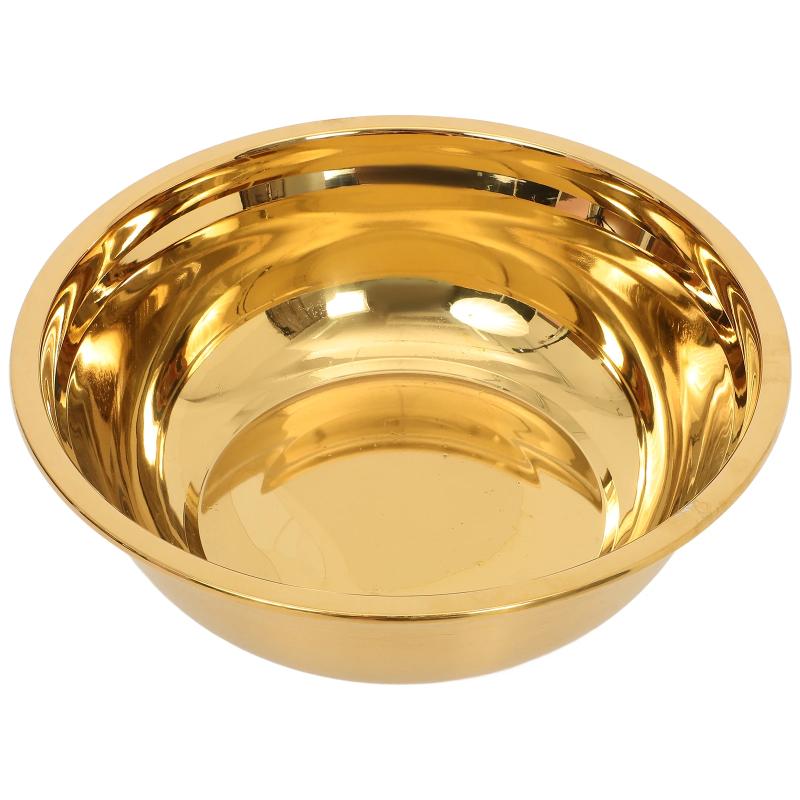 

Thickened Stainless Steel Basin Large Bowl Vintage Mixing Bowls Kitchen Sink Basket Salad Metal Dish Rack Durable Reliable