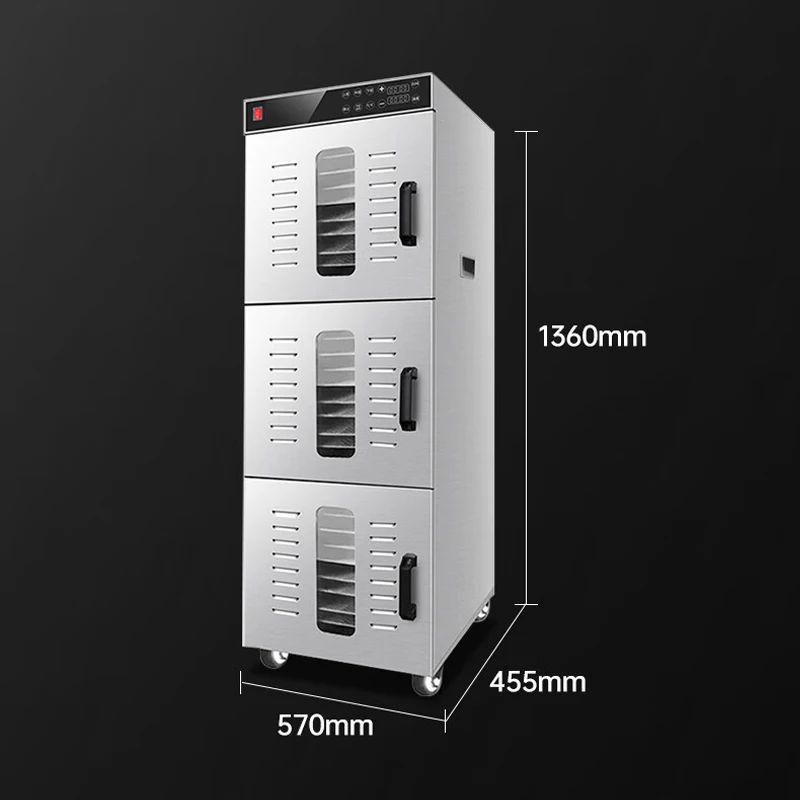 30 Layers Food Dehydrator Commercial Home Dual-use Food Dryer Stainless Steel Fruit Vegetable Drying Machine 110V/220V 30~100โ
