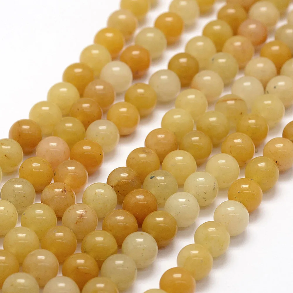 

Old Topaz Beads Strands Round 8.5mm Hole: 1mm 45pcs/strand 14.6 inch