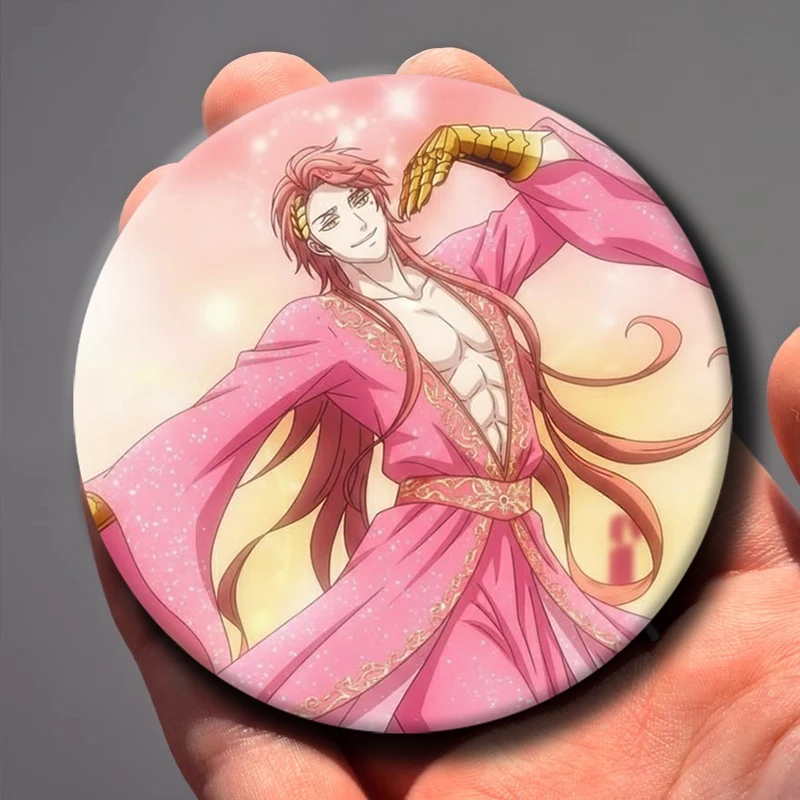 58mm 1PC Cartoon Anime R-Record of Ragnarok Apollo Badge Tinplate DIY Backpack Clothing Accessories Jewelry Pins