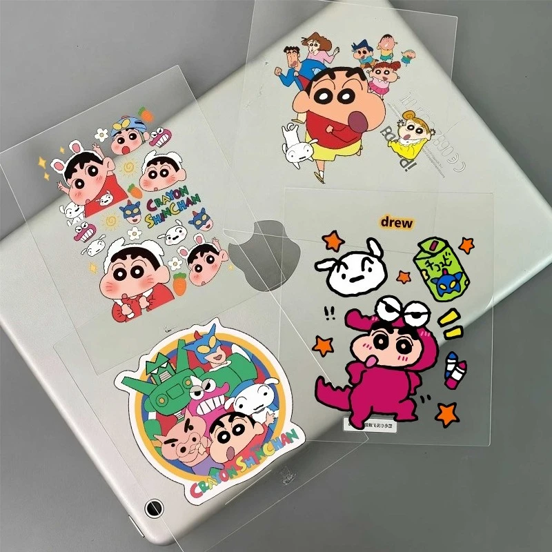 

Crayon Shin-chan Waterproof DIY Decals 3D Transfers Crystal Stickers Cartoon Easy Peel Phone Case Stickers Tumbler Wraps Sticker