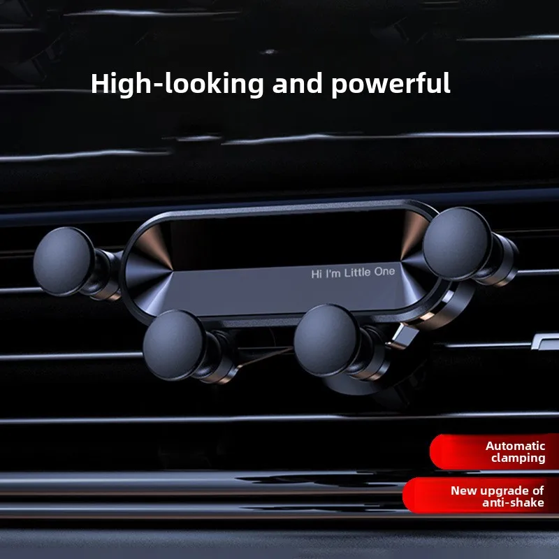 

Creative gravity car mobile phone holder navigation support frame telescopic