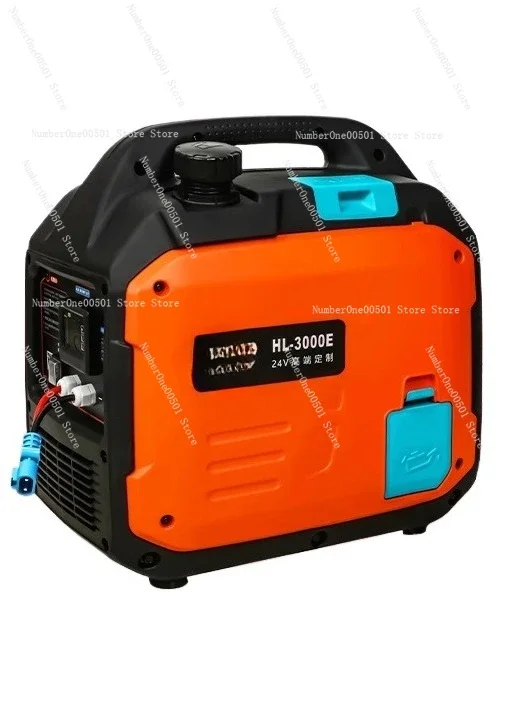 24V 12V Vehicle Parking AC Generator High Power Portable Silent Generator with Auto Start Stop for Trucks RVs