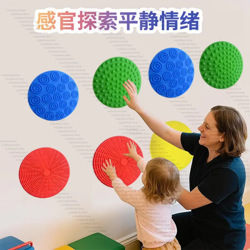 Food Grade Silicone Sensory Pad Textured Stress Relief Fidget Toy Tactile Massage Board for Relaxation