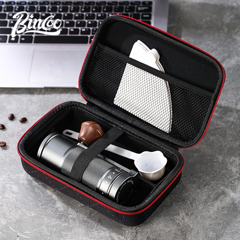 Bincoo Bean Grinder bag Cleaning tool Hand grinder Coffee Maker Set Outdoor travel hand coffee maker bag protective cover