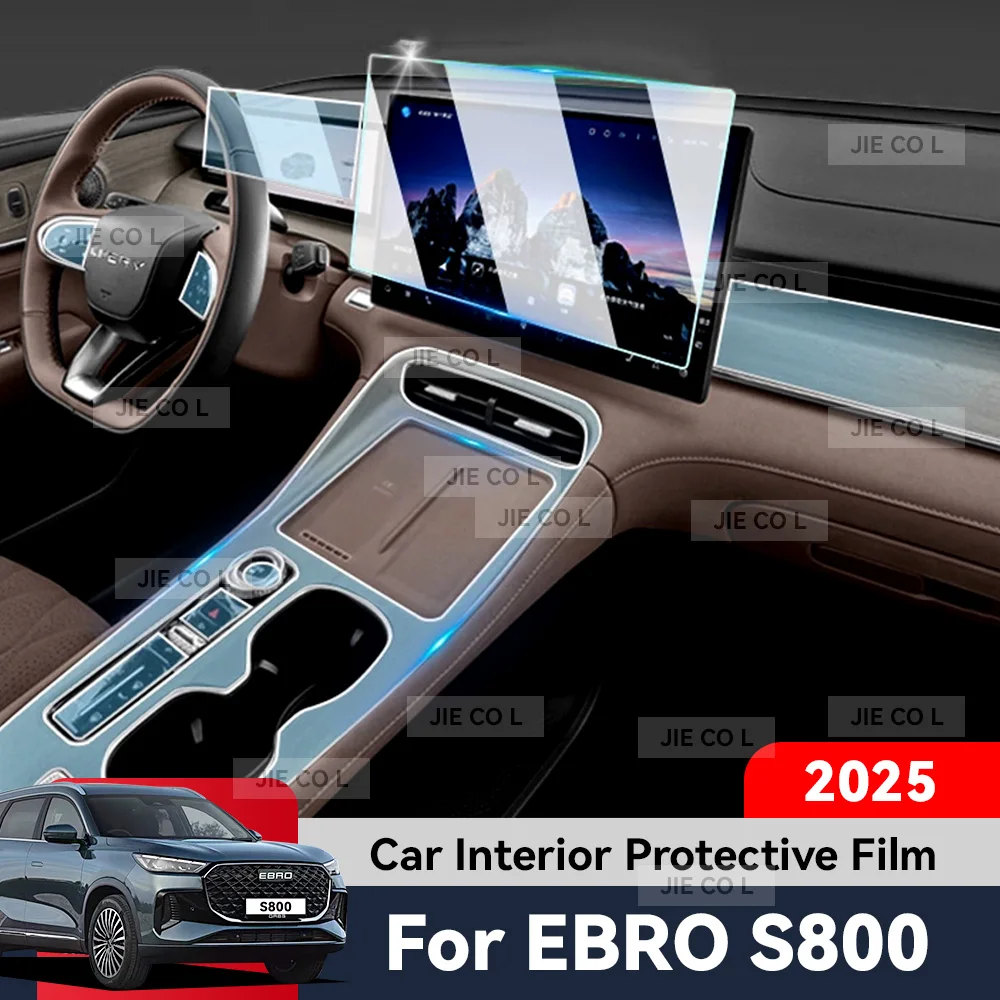 Auto Central Control Screen TPU Navigation Anti Scratch Interior Protection Film GPS Navigation For EBRO S800 2025