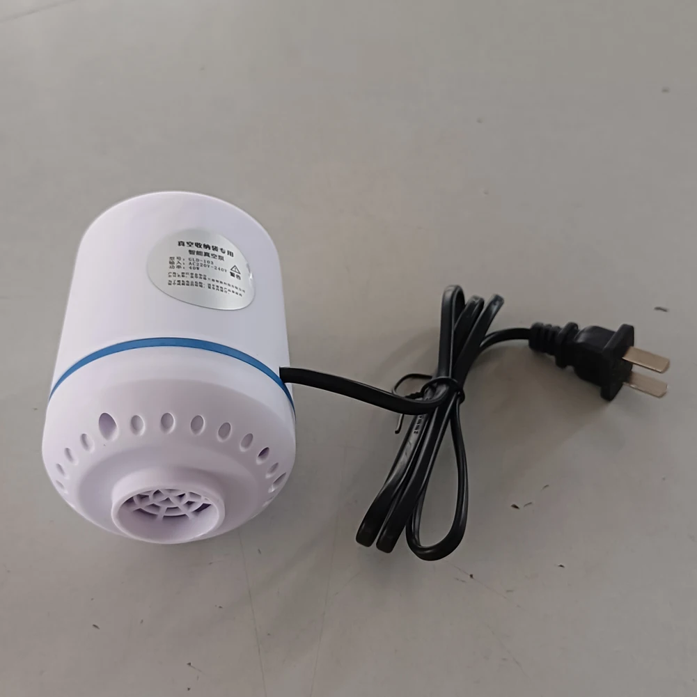 Elektrische Vacuüm Zuigpomp Mini Draagbare Opbergzak Zuigpomp Compressiezak Arbeidsbesparende Huishoudelijke Accessoires