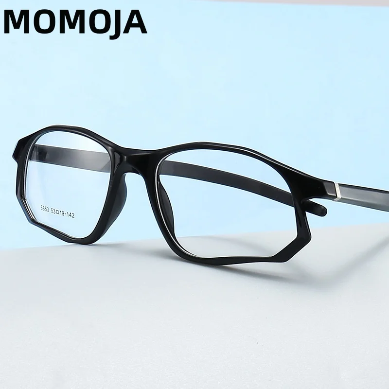 MOMOJA TR90 Gasses Frame Irregular Sports Men's Glasses Frame 2024 NewHigh-definition Optical Prescription Glasses Men's 5853A