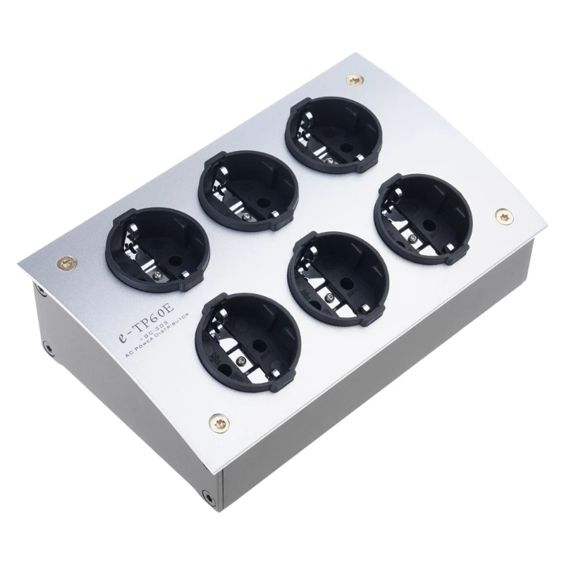 ETP60 6 Port 220V Filter Power Outlet RFI Filtering Technology For High End Auditory Video Systems 37JD