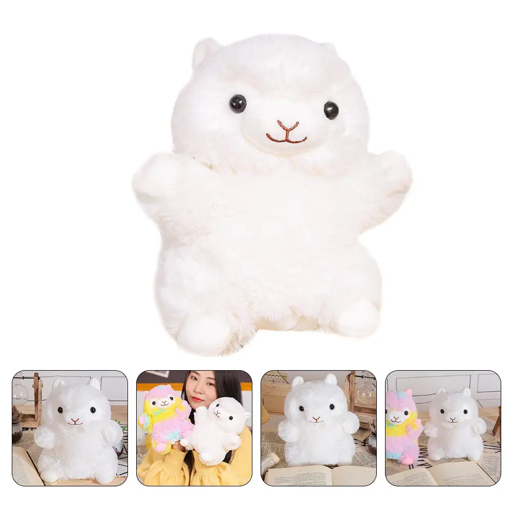 

1Pcs Alpaca Hand Puppet Soft Touch Interactive Storytelling Puppet for Kids Preschool Learning Role Play Educational Gift