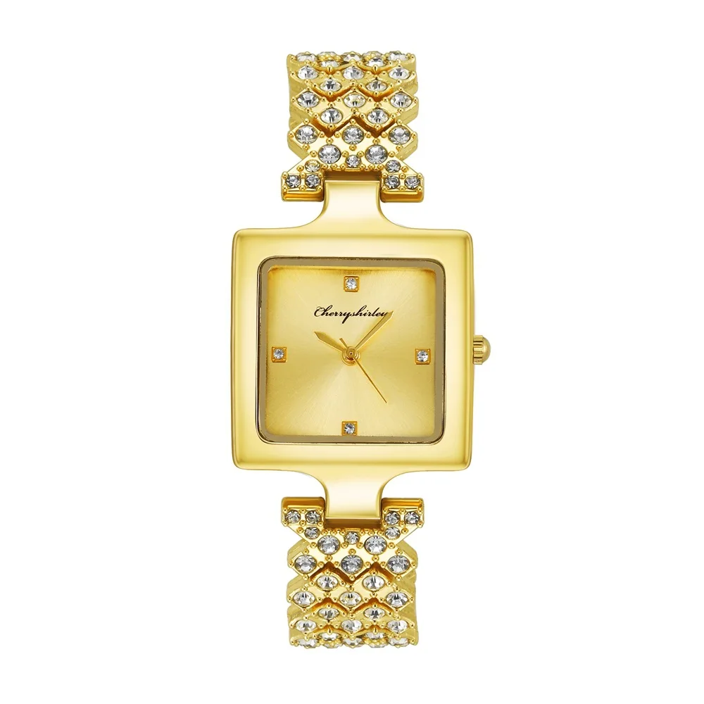 

Роскошные женские часы, инкрустированные бриллиантами, женские часы со стальным браслетом, модные кварцевые часы