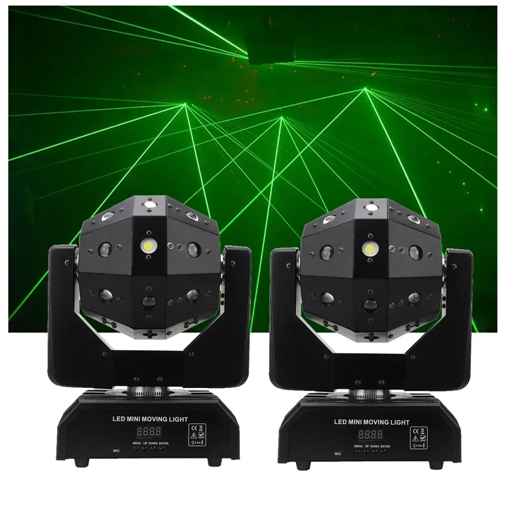 16in1 Rgbw Bewegende Hoofdverlichting Dmx512 Nachtclub Professionele Schudlichten Dj Bar Effecten Apparatuur Disco Laserlicht