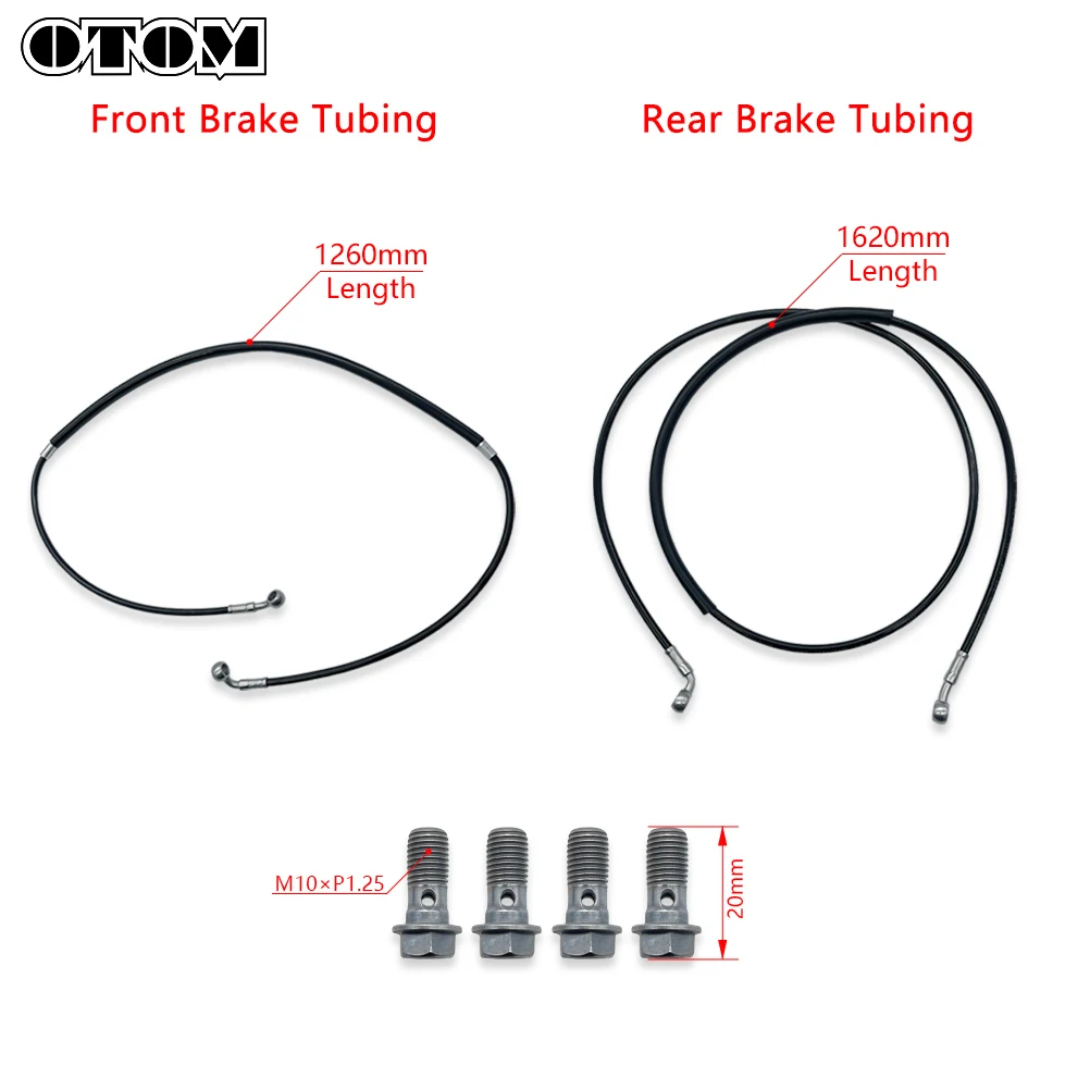 For Ultra Bee Front Rear Brake Hose Motorcycle SURRON Electric Bike Brake Oil Tubing Cable Line with Banjo Bolt