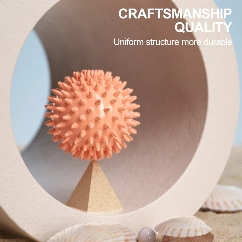 

Durable PVC Spiky Massage Ball Trigger Point Sport Fitness Hand Foot Pain Relief Plantar Fasciitis Reliever Hedgehog Balls 6cm