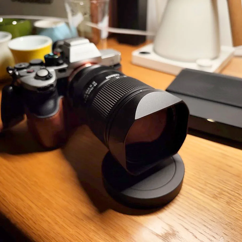 غطاء عدسة مربع من الألومنيوم لـ TAMRON 28-200 28-75 18-300 17-70 يستبدل HA036 يأتي مع غطاء معدني مجاني