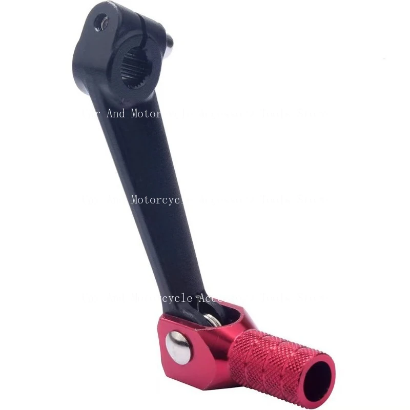 Off Road Motorcycle ATV Four-wheel Beach Bike Accessories Suitable For 50-250CC CRF KLX Folding Aluminum Gear Lever Shift Lever