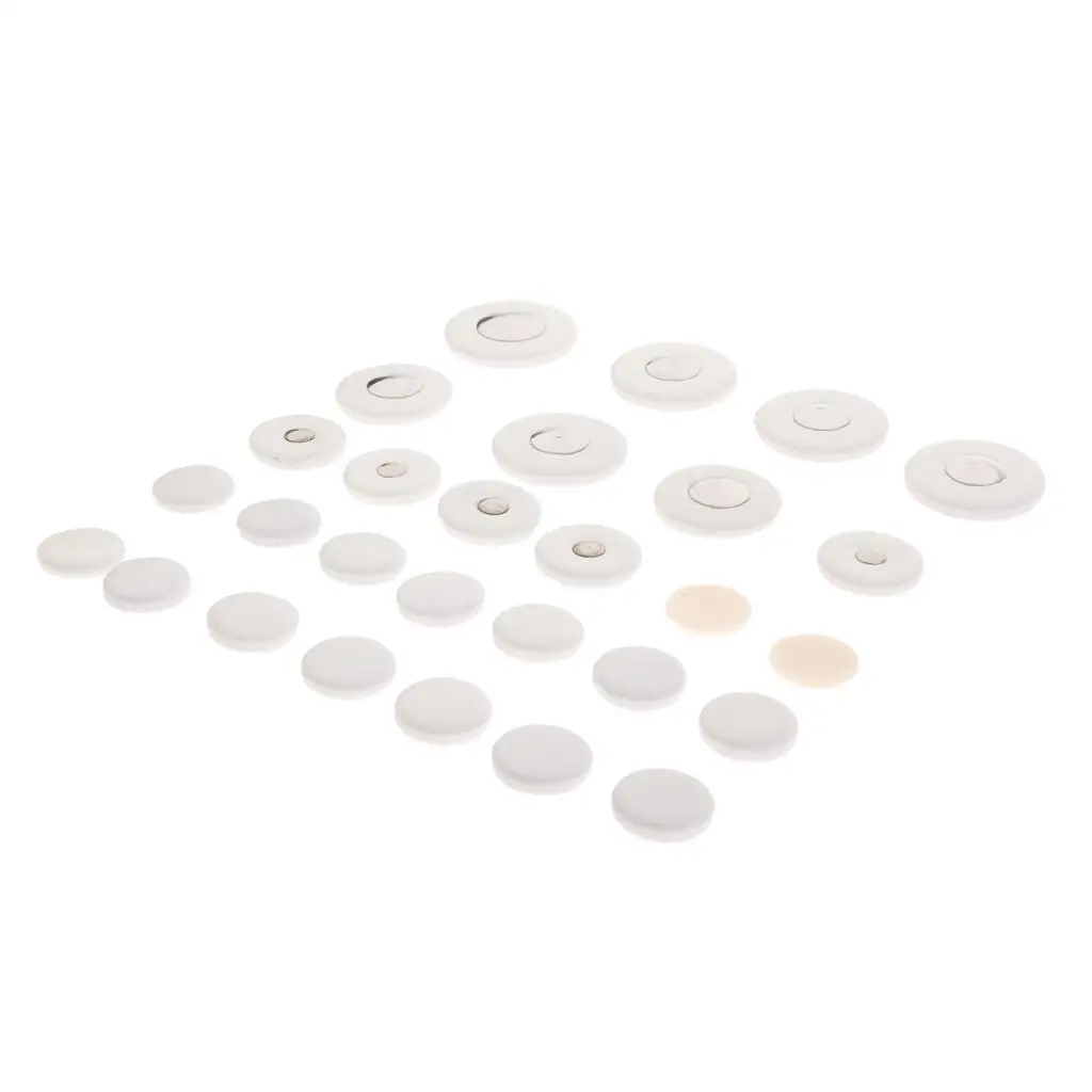 

Аксессуары для кларнета: 28 клавишных колодок для бас-кларнета, запчасти для ремонта кларнета