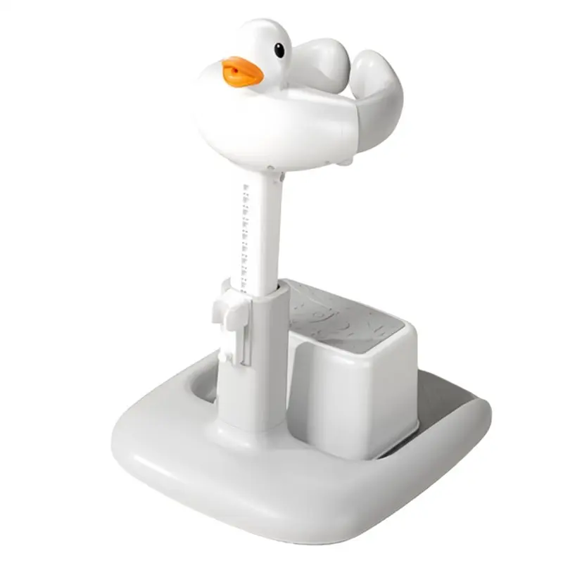 

Non-Slip Children' S Bath Stand Baby Standing Bath Table Adjustable Height Folding Children' S Bath Device Bath Stand