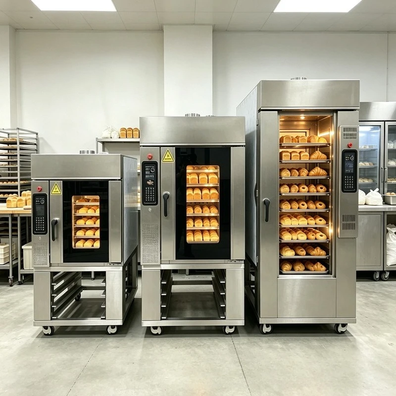 Hot Air Rotary Oven Commercial Bakery Machine, 5 10 15 Trays Oven for Cake Mooncake Bread Baking