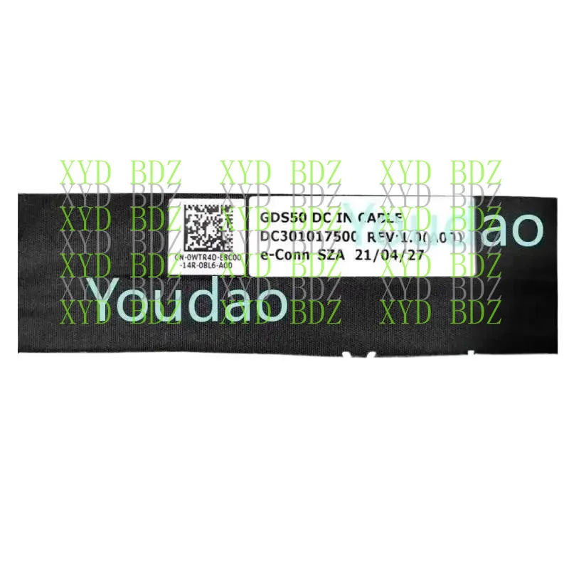 CD 0WTR4D WTR4D Baru untuk Dell ALIENWARE X15 R1 R2 GDS50 DC DALAM GARIS KONEKTOR KABEL