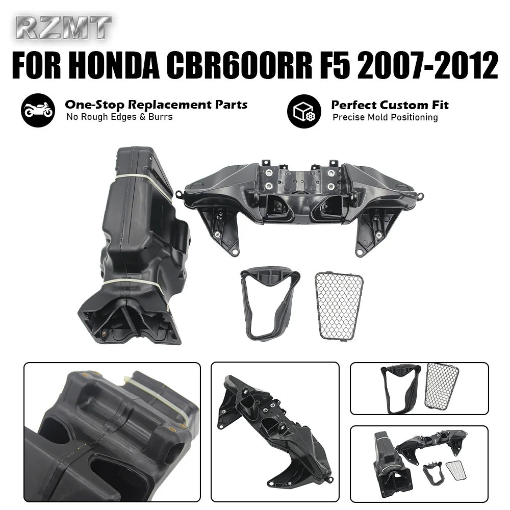 For Honda CBR600RR F5 2007-2012 Motorcycle Headlight Bracket Headlights Upper Front Fairing Stay Intake Manifold