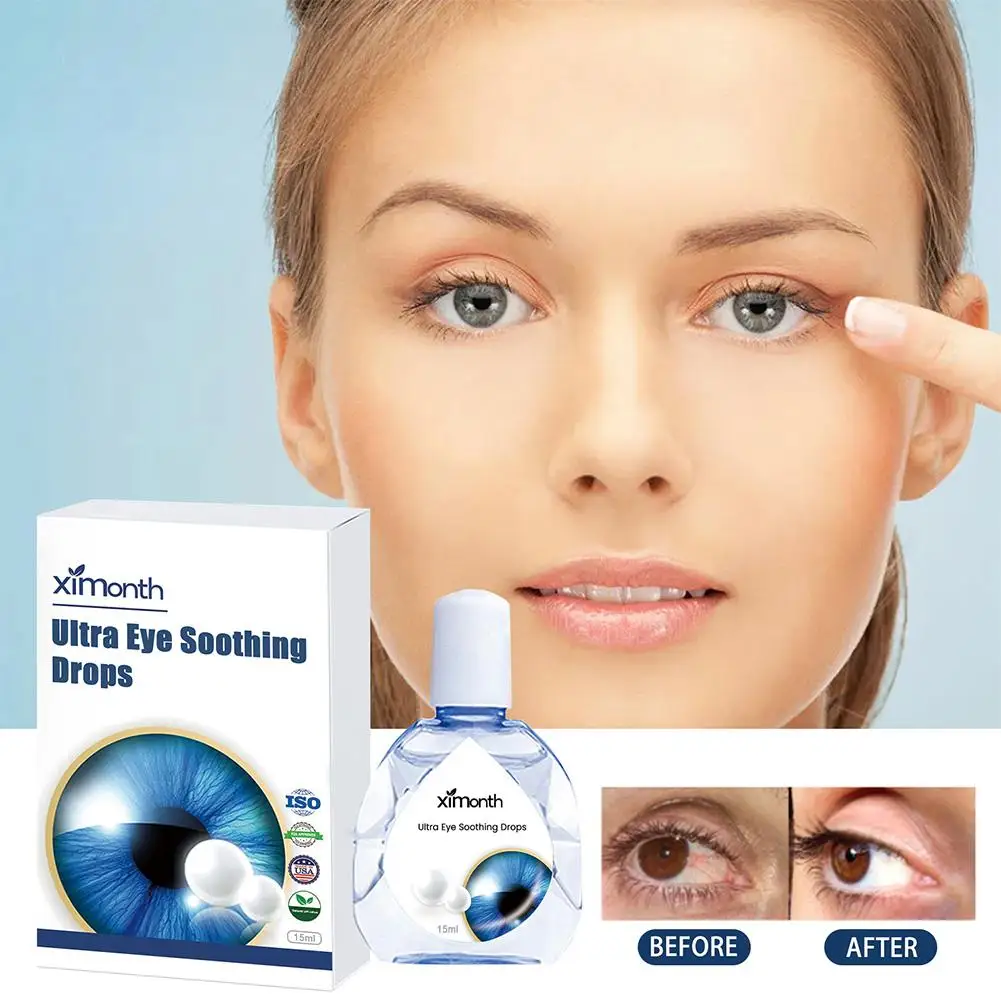 Eyesight Improvement High Quality Eye Drops Relieve Liquid Discomfort Eyes Dry Itchy Clean Blurred Care Drop Detox C7o1