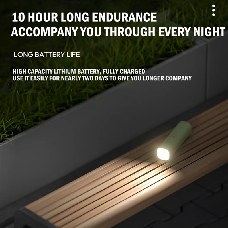 1Set Lezen Bureaulamp Schat Multifunctioneel Licht LED High Display Oogzorg Bureaulamp Zaklamp 4000Mah, Wit