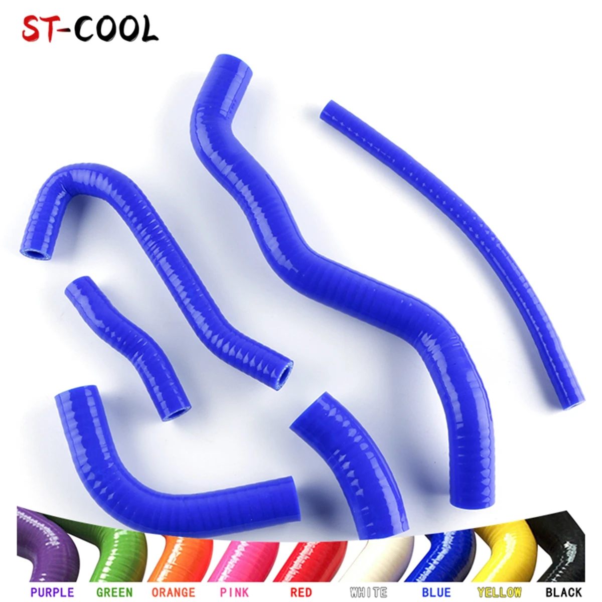 FOR 2002-2012 SUZUKI DRZ400SM DRZ 400 SM 2003 2004 2005 2006 2007 2008 2009 2010 2011 Radiator Silicone Hoses Tubes Kit 6Pcs