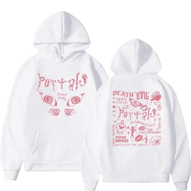 Mode Vintage Design Frauen Fleece Sweatshirt Melanie Martinez Portale Grafik Hoodie Album Langarm Streetwear Y2k Pullover